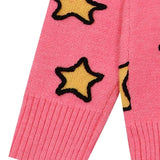 Advbridge winter commuter y2k retro oversize pink star long sleeve jumper hip hop punk back school outfit sweatshirt long sleeve pullover