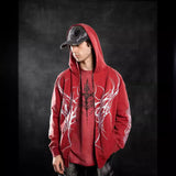 Advbridge Y2k Pullover Long Sleeved Striped Printed Hoodie Hoodie Sweatshirt Street Vintage Oversize Trendy Winter Outfit High Street 2024