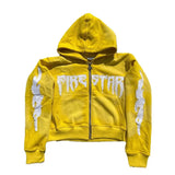 Advbridge Y2k Long Sleeved Pullover Hoodie Vintage Zipper Embroidered 3d Pattern Sweatshirt Streetwear Tops Winter Boots School Outfit New