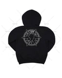 Advbridge Trendy Brand Harajuku Streetwear American Retro Pattern Printed Oversized Sweatshirt Men Gothic Punk Fashion Casual Loose Hoodie