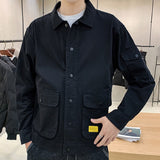 Advbridge Men's Jackets Spring Autumn New Trend Cool-work turtleneck Casual Pastel Slim Korean Jacket Men