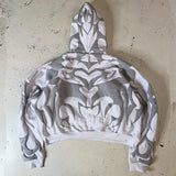 Advbridge Y2K Dark Men's and Women's Gothic Printed Zipper Hoodie New Autumn and Winter Warm 1017