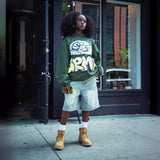 Advbridge Y2k Pullover Print Pattern Long Sleeved Hoodie Hoodie Clothing Vintage Street Rap Trend Wear High Street Dark 2024 Winter Tops