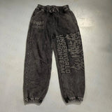 Advbridge y2k  Women's pants clothing sweatpants cargo pants oversize hight street Street wear jeans Elastic binding rope Cropped pants