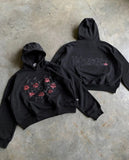 Advbridge European and American Trendy High Street Retro Oversized Sweatshirt Gothic Punk Style Graphic Hoodie Hip-hop Casual Pullover Men