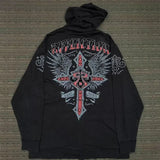 Advbridge Woman Hoodie Female Clothing Y2k Sweatshirts  Stitch Goth Kpop Blouse New Jackets Summer Letter Printed Fashion Long Sleeve