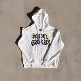 Advbridge y2k long sleeved pullover hoodie sweatshirt jacket personalized printed pattern streetwear school outfit hip-hop punk winter new