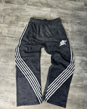 Advbridge 2024 European and American Trendy Brand Wide-leg Pants Y2K Harajuku Retro Classic Striped Sweatpants Hip-hop Street Loose Casual