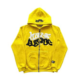 Advbridge Y2k Printed Men Zip Up Hoodies  Hip Hop Oversized Pocket Sweatshirt Anime Harajuku Punk Streetwear Clothes Loose Pullover Hoodie