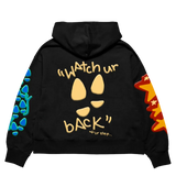 Advbridge y2k clothing Pullover hooded zip vintage Sweatshirts Printed Pattern Long Sleeve High Street Hip Hop Punk kpop dance Dress 2024