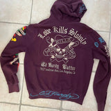 Advbridge 90s Streetwear Woman Hoodie Print Goth Vintage Hoodies Y2K Grunge Graphic Long Sleeve Hooded Sweatshirt Harajuku Japanese Aesthetic Women