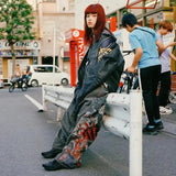 Advbridge 90s Streetwear Streetwear New American Pop Hip-hop Rock Oversized Embroidered Cowboy Y2k Street Fashion Joker Harajuku Gothic Wide-leg Pants