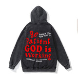 Advbridge Y2K Fashion Autumn and Winter Printed Washed Distressed Pullover Long Sleeve Sweater for Men and Women