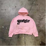 Advbridge y2k long sleeved pullover hoodie sweatshirt jacket personalized printed pattern streetwear school outfit hip-hop punk winter new