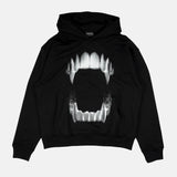 Advbridge European and American Punk Goth Pattern Printed Hoodie Y2K Harajuku Retro Streetwear Men's Hip-hop Trend Casual Loose Pullover