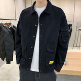 Advbridge Men's Jackets Spring Autumn New Trend Cool-work turtleneck Casual Pastel Slim Korean Jacket Men