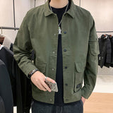 Advbridge Men's Jackets Spring Autumn New Trend Cool-work turtleneck Casual Pastel Slim Korean Jacket Men