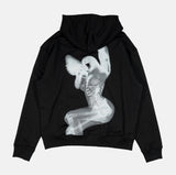 Advbridge European and American Punk Goth Pattern Printed Hoodie Y2K Harajuku Retro Streetwear Men's Hip-hop Trend Casual Loose Pullover