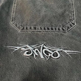 Advbridge Streetwear Shorts Y2K Pants Hip Hop Retro Embroidery Black Denim Gym Baggy Jeans Shorts New Mens Basketball Shorts