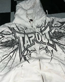 Advbridge Woman Y2k Hoodie Zippe Harajuku Retro Hip Hop Letter Print Oversized for Women Sweatshirt Man Tops Kawaii Anime Gothic