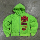 Advbridge Y2k Long Sleeved Pullover Hoodie Sweatshirt Retro Printed Pattern Clothes Streetwear Hip-Hop Rap Gothic Style Punk Tops 2024