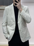 Advbridge Spring Autumn Man Suits Business Casual High Quality Long Sleeves Jacket Tops Light Ripe Style Men's Small Suit Coat Streetwear