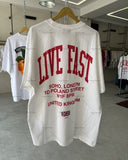 Advbridge 2024 American Retro Hip-hop Oversized T-shirt Harajuku Letter Print Casual Loose Top Men Street Fashion Clothing Pure Cotton