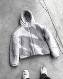 Advbridge Y2K Harajuku Retro Streetwear High Street Hip-hop Personality Oversized Jacket Men New Trend Brand Punk Casual Winter Warm Coat