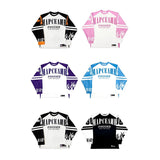 Advbridge 90s Streetwear Y2K Street Jersey Fake Mesh Long Sleeve Men Women Retro Trendy Hip Hop Harajuku College Sport Pullover Oversized Unisex T Shirt