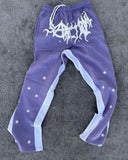 Advbridge 2024 Y2k Long Sleeved Foam Printed Pullover Hoodie, Sweatshirt And Pants Two Piece Streetwear Trendy Wear Dark Vintage Casual