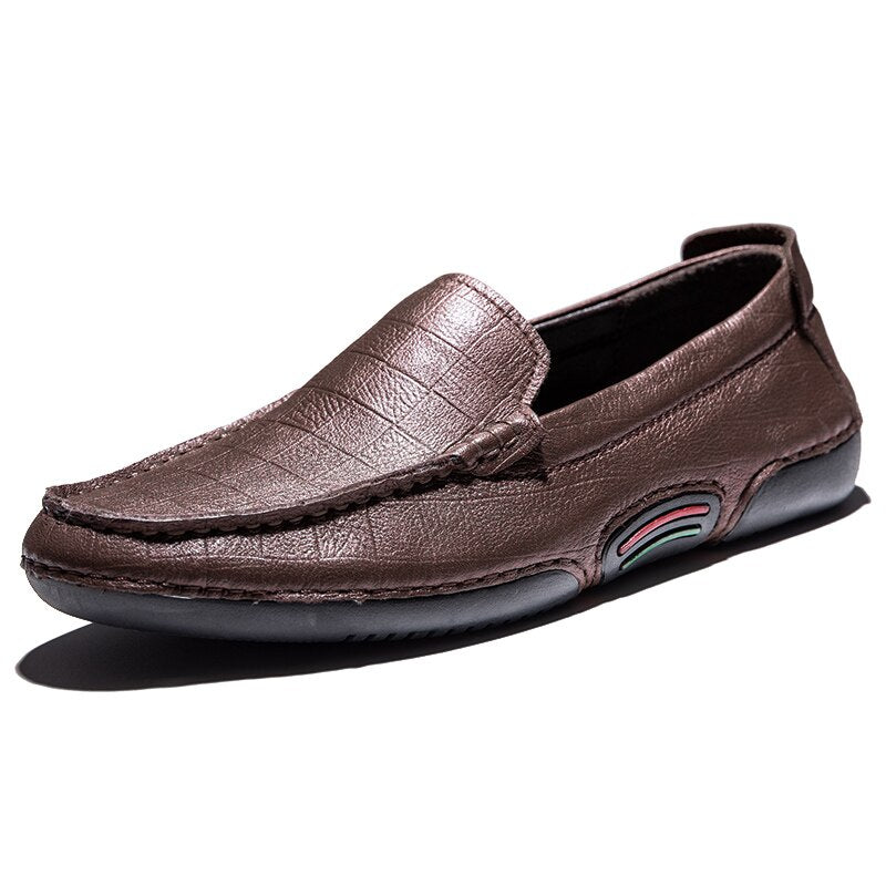Advbridge spring and autumn new cowhide men's leather fashion casual shoes all-match business shoes driving shoes wedding shoes