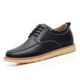 Advbridge Spring and autumn new men's leather casual shoes Korean soft-soled shoes all-match tooling shoes business shoes