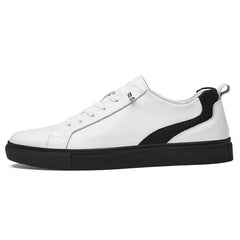 Advbridge Genuine Leather Shoes Casual Sneakers Men Shoes Comfortable Quality Leather Shoes Men Korean Version White Shoes