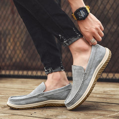 Advbridge Men Casual Shoes Fashion Men Shoes Genuine Leather Men Loafers Moccasins Slip On Men's Flats Male Driving Shoes