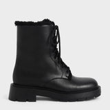 Advbridge Winter Snow Boots Women Plus Velvet Thick Warm Thick-heeled Martin Boots Women's Real Leather Chelsea Short Boots Botas