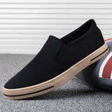 Advbridge Canvas Shoes Men's Sneakers Breathable Ultra-light Loafers Slip-On Mens Casual Shoes Hot Sale Summer Walking Flat Shoes