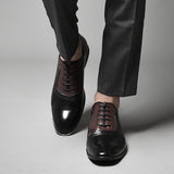 Advbridge Classic Business Men's Dress Shoes Fashion Elegant Formal Wedding Shoes Men Slip on Office Oxford Shoes for Men Black