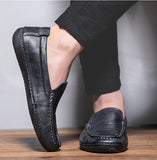 Advbridge spring and autumn new cowhide men's leather fashion casual shoes all-match business shoes driving shoes wedding shoes