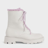 Advbridge Winter Snow Boots Women Plus Velvet Thick Warm Thick-heeled Martin Boots Women's Real Leather Chelsea Short Boots Botas