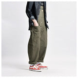 Advbridge Male Japan Harajuku Streetwear Hip Hop Jumpsuit Bib Trousers Overalls Men Women Couple Loose Casual Wide Leg Cargo Pants