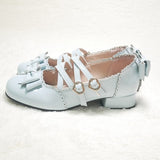 Advbridge Japanese Ladies Kawaii Girl Sweet Lolita Shoes Vintage Round Toe Cross Bandage Women Shoes Cute Lace Bowknot Kawaii Loli Shoe
