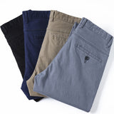Advbridge Men's Luxury Clothing Casual Pants Men Cotton Slim Striaight Chinos Fashion Trousers Male Fashion Brand Basic Mens Pants 2023