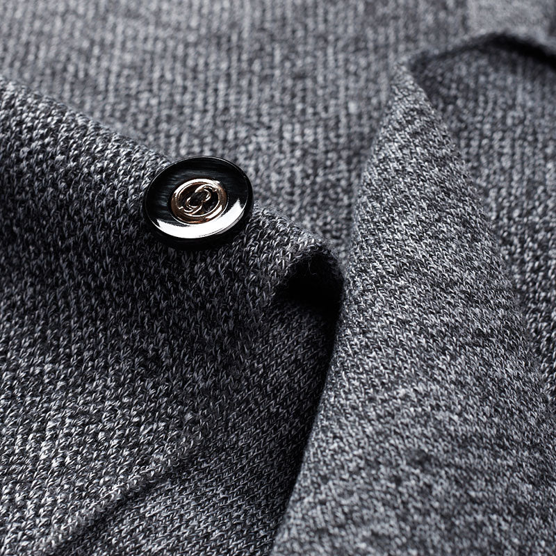 Advbridge New Arrival Autumn Mens Clothing Oversize Knitted Black Blazers Mens Khaki Cardigan For Mens Vintage Stylish Knitted Jacket