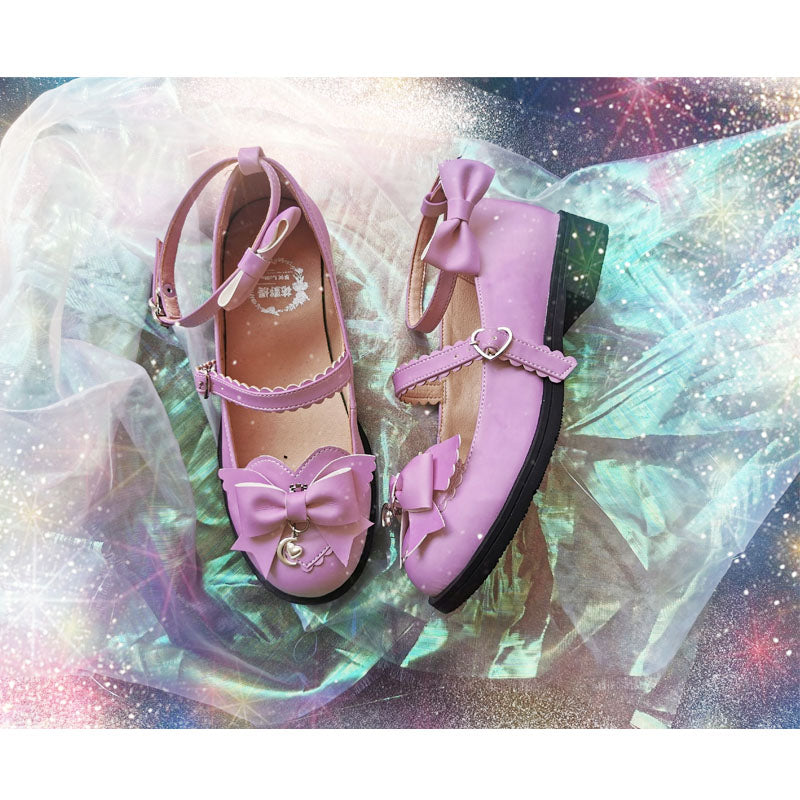 Advbridge Japanese sweet lolita shoes kawaii girl tea party princess kawaii shoes pointed retro lace bowknot women shoes loli cosplay cos