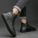 Advbridge Men casual shoes Hip-hop highloafers spring autumn men moccasins shoes genuine leather men's flats shoes Autumn And Winter