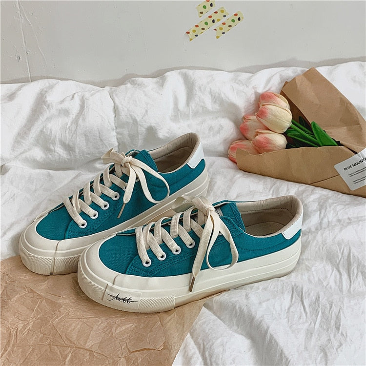 Advbridge Spring Fashion Women Canvas Shoes Female Outdoor Sneakers Classic High Quality Platform Ladies Casual Shoes Leisure Footwear