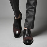 Advbridge Classic Business Men's Dress Shoes Fashion Elegant Formal Wedding Shoes Men Slip on Office Oxford Shoes for Men Black