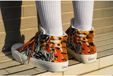 Advbridge New Arrival High-top Canvas Shoe for Skateboarding Pattern Vulcanized Casual Fashion Sneaker Teenager