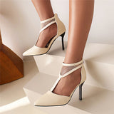 Advbridge Fashion Sandals For Women Summer Shoes Sexy Cut-outs High Heels Gladiator Sandals Party Dance Shoes Female Large Size 45 47