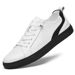 Advbridge Genuine Leather Shoes Casual Sneakers Men Shoes Comfortable Quality Leather Shoes Men Korean Version White Shoes